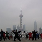 The Chinese martial arts Taijiquan being pract...
