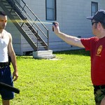 Pepper spray Demonstration; U.S. Marine Corps ...